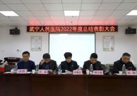 【揚(yáng)帆正勁 再譜新篇】武寧縣人民醫(yī)院隆重召開(kāi)2022年度總結(jié)表彰大會(huì)