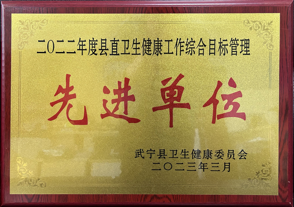 2022年度縣直衛(wèi)生健康工作綜合目標(biāo)管理先進(jìn)單位